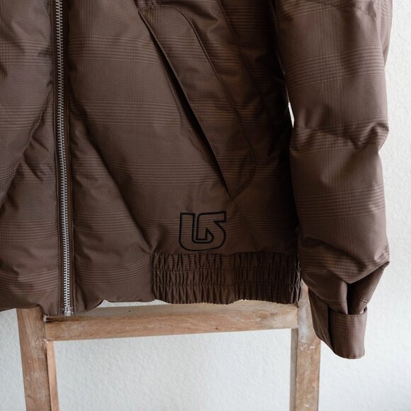 Burton Dandridge Down Jacket Women’s Medium DRYRIDE 550 Fill, Waterproof Brown - Picture 4 of 16